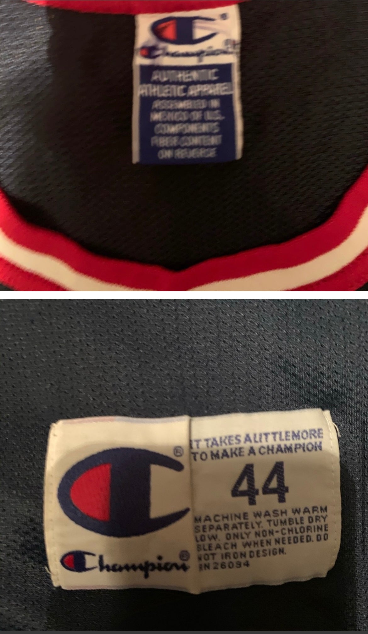 VintageNBA Houston Rockets Barkley Champion jersey