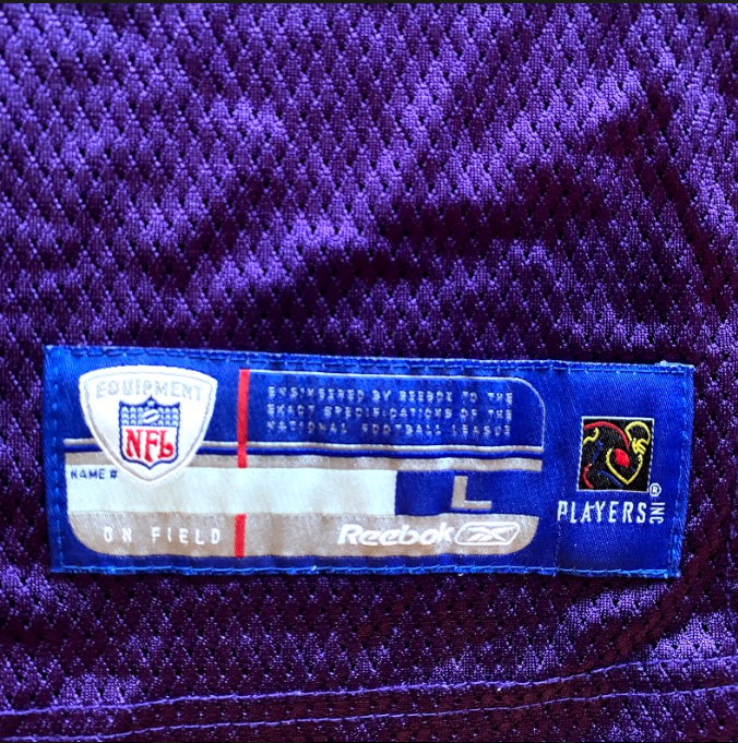 NFL Reebok Steve McNair Baltimore Ravens jersey