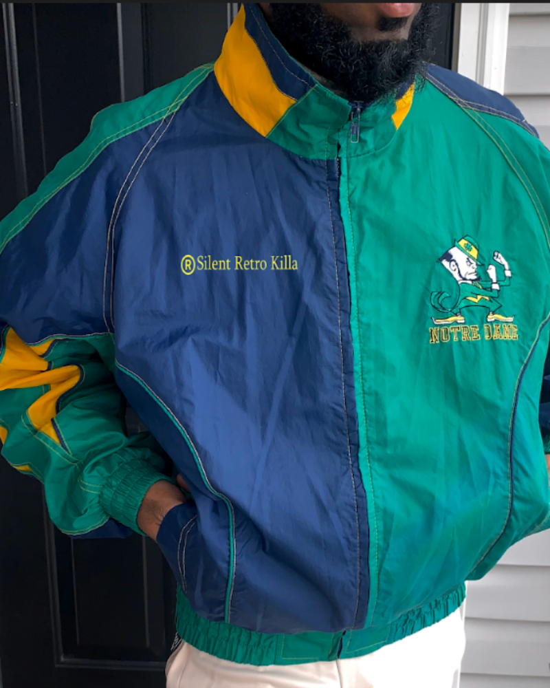 Vintage 90s Notre Dame Pro Player jacket