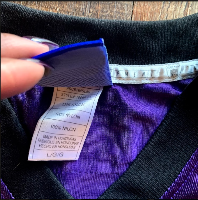 NFL Reebok Steve McNair Baltimore Ravens jersey