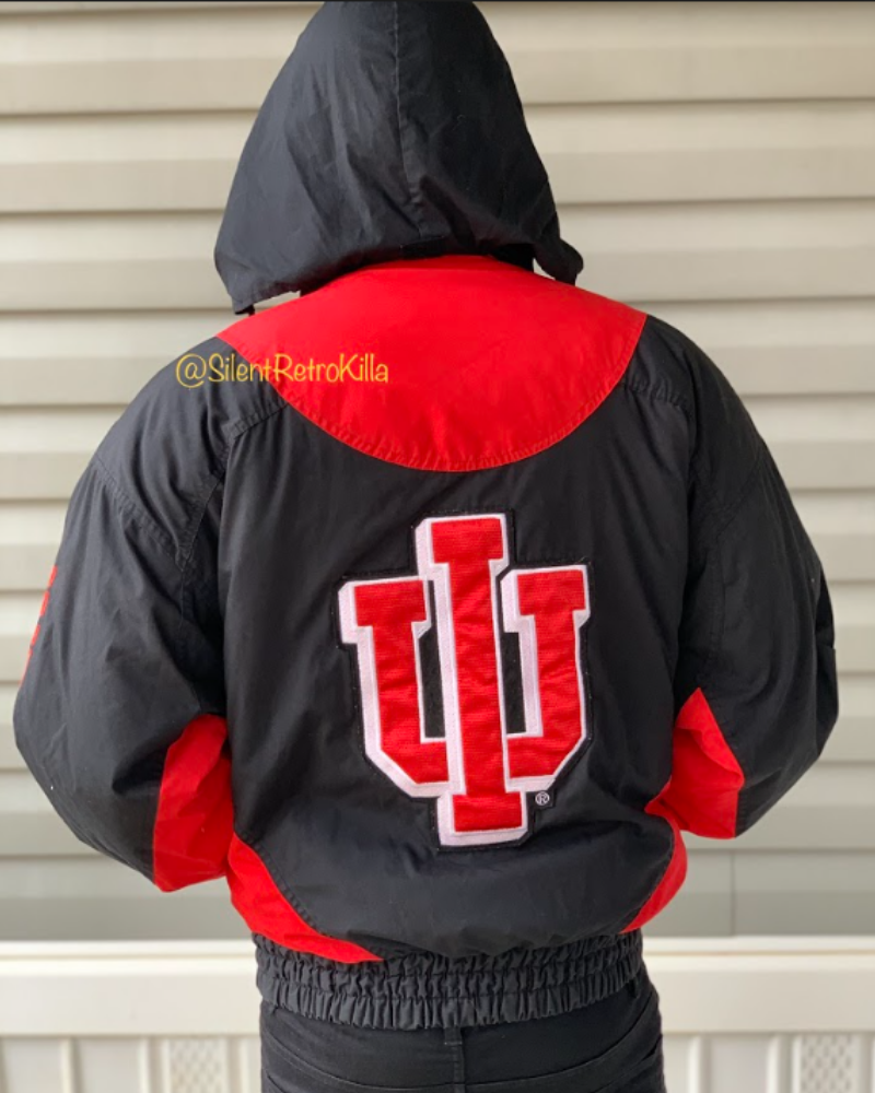Vintage Indiana Hoosiers Puffer Jacket Coat