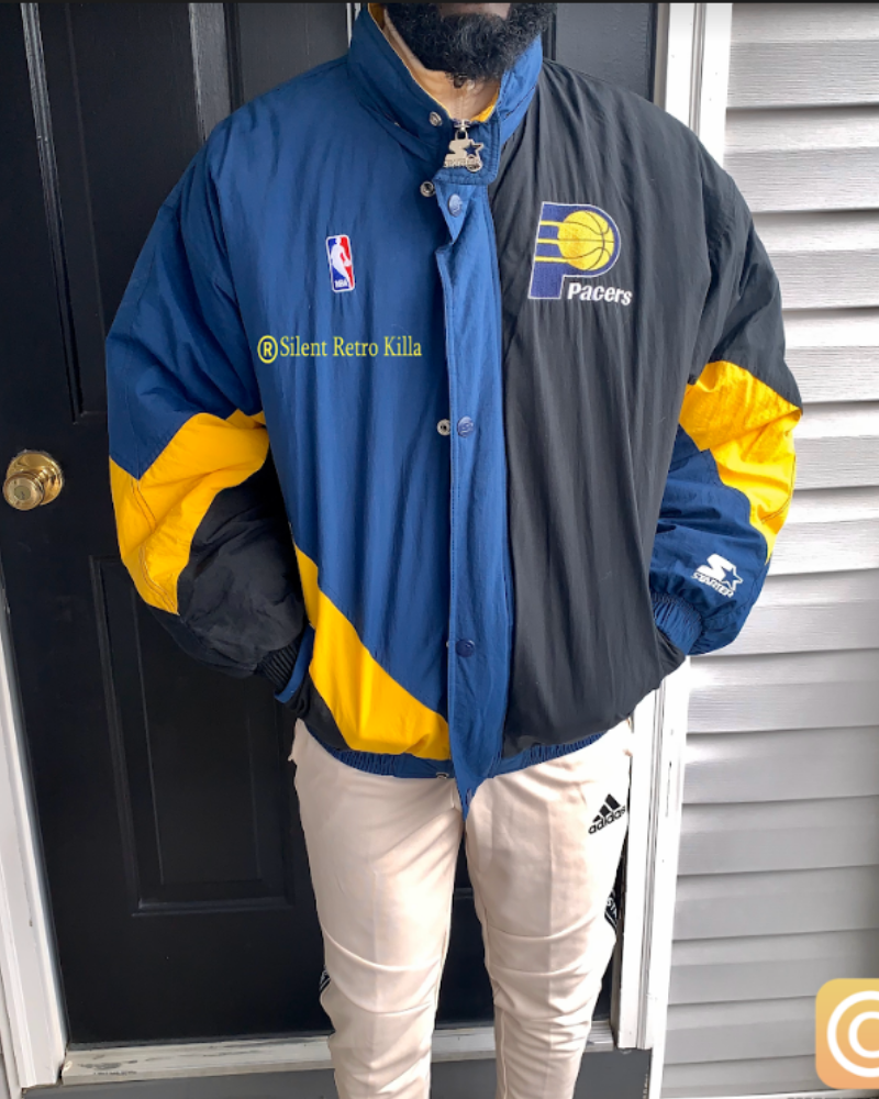 Vintage Indiana Pacers NBA Starter Puffer Jacket