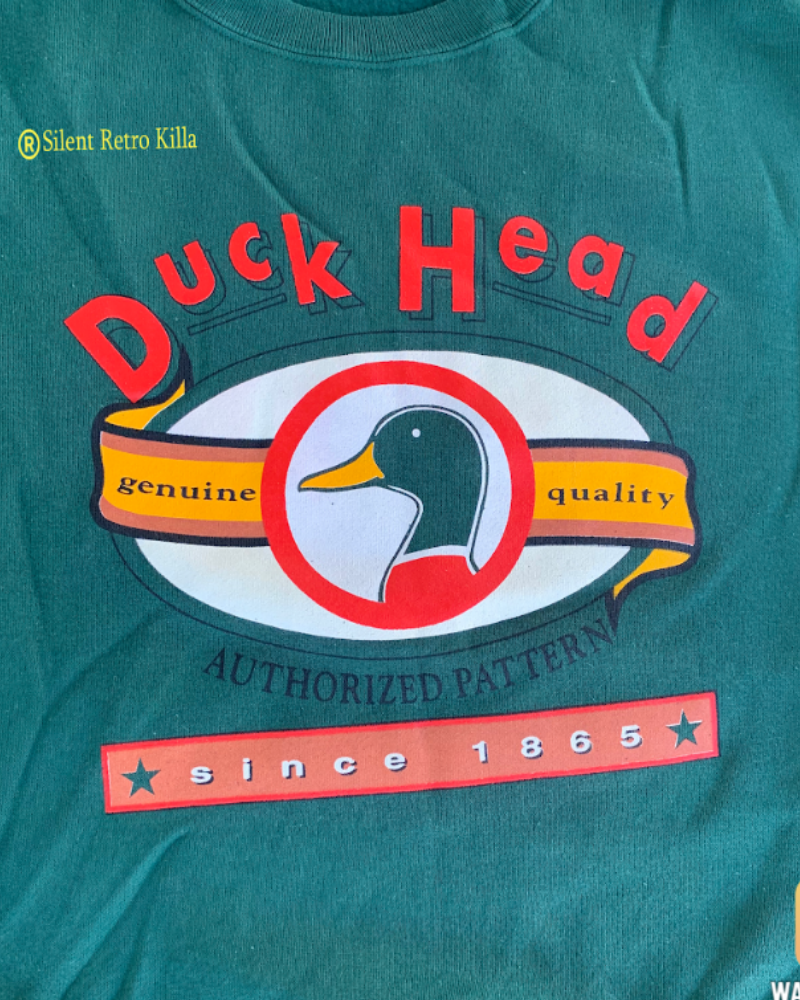 Vintage 90s Duck Head Duck Tail golf sweatshirt
