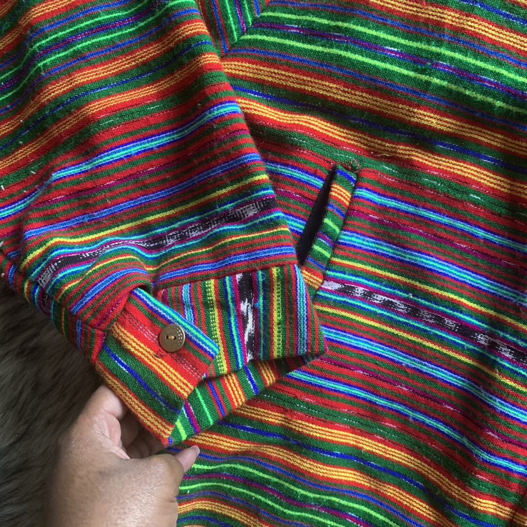 Vintage Rainbow Boho Jacket