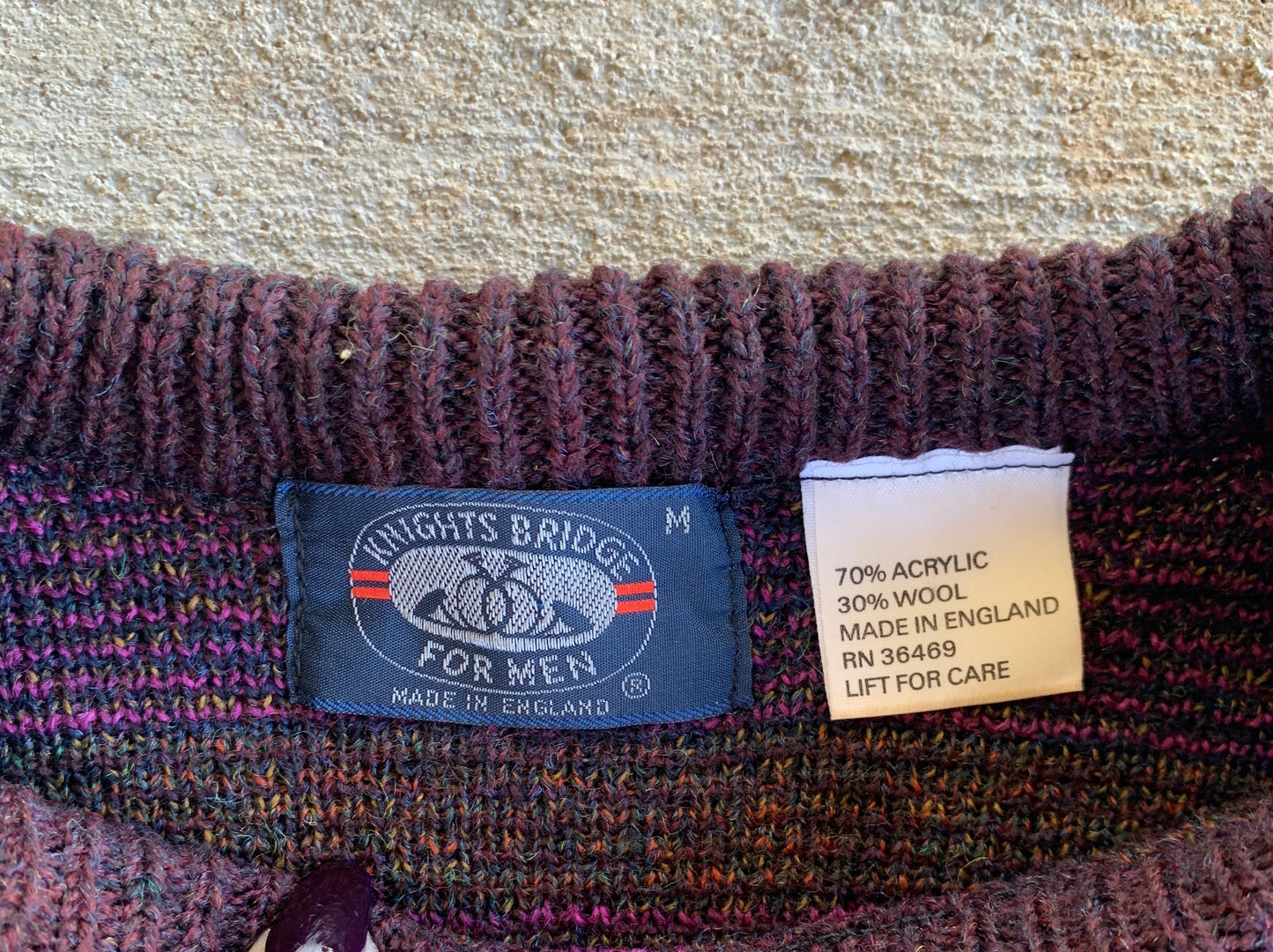 Knight Bridge vintage men’s brown 90s sweater