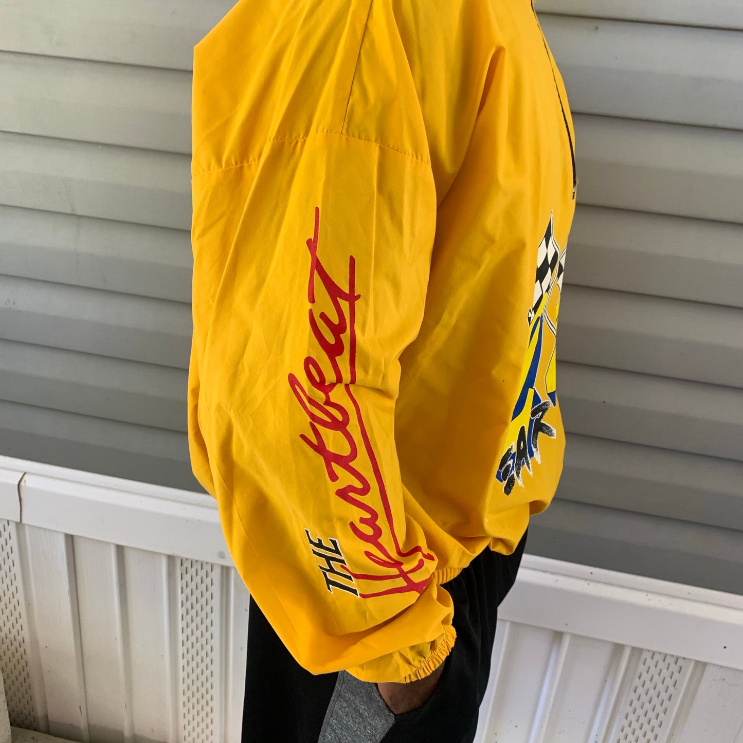 Jeff Gordon #24 Yellow NASCAR Windbreaker Jacket