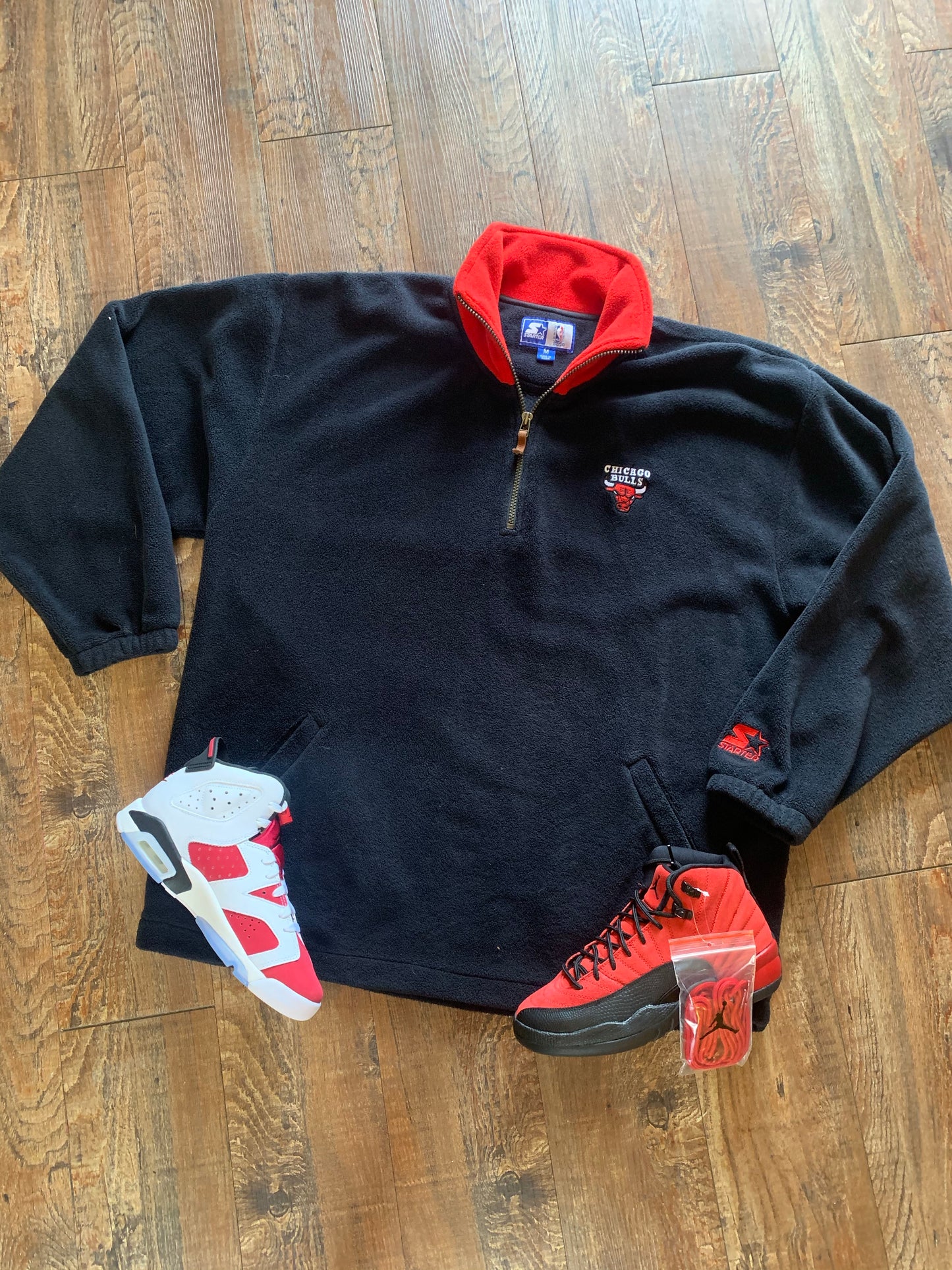 Rare Vintage Chicago Bulls NBA 90s Starter Fleece