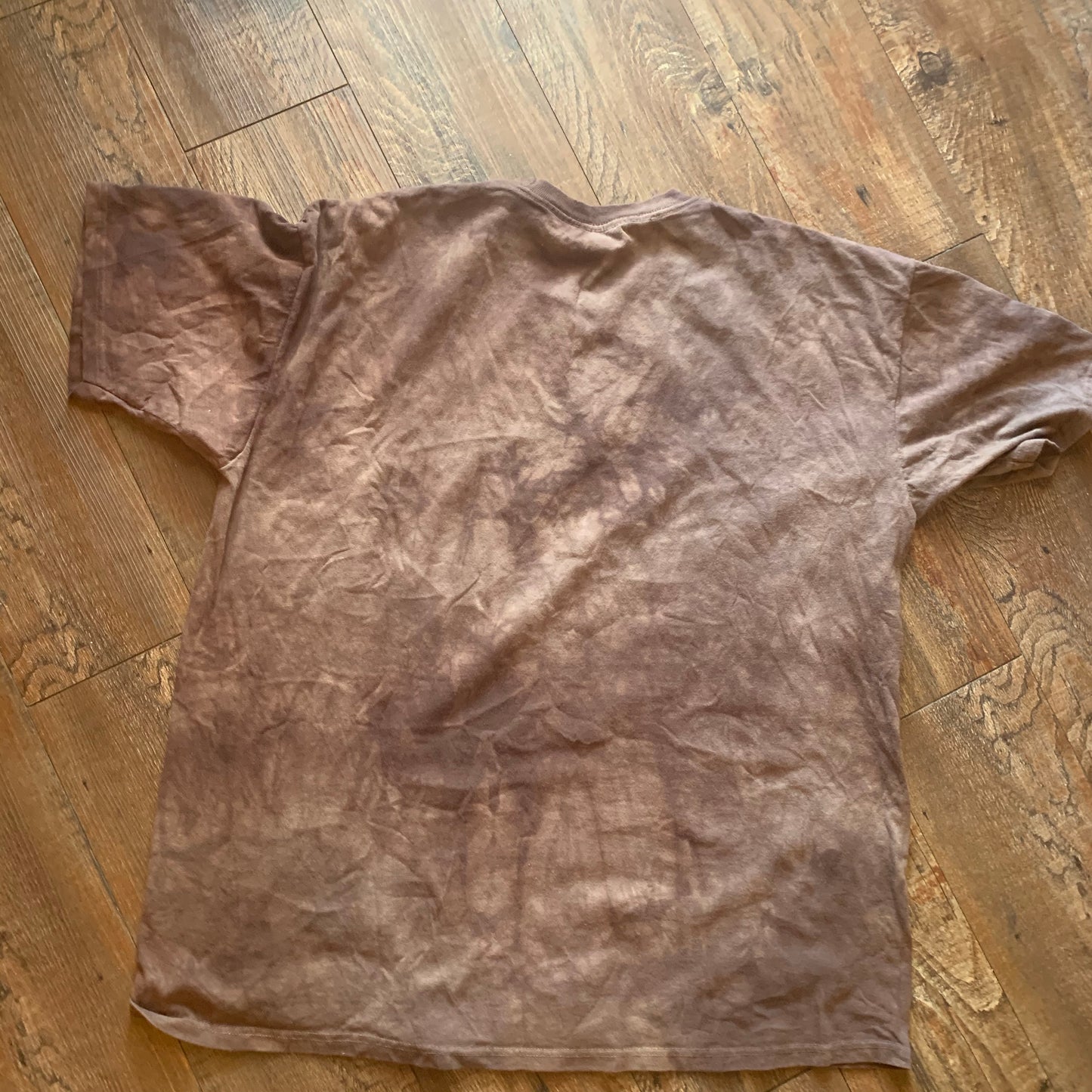 Tie Dye Owl Head graphic retro T-shirt