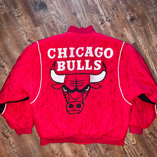 Chicago Bulls 90’s NBA Rare JH Silk Jacket