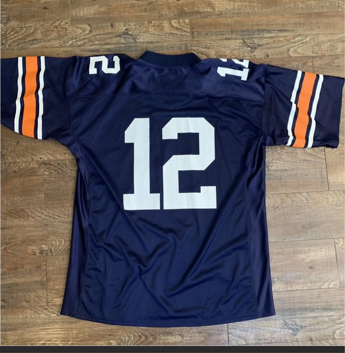 Men's Under Armour #12 Navy Auburn Tigers Jersey Xl College Football