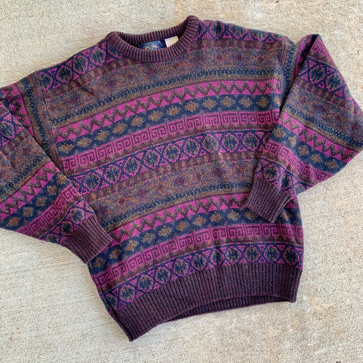 Knight Bridge vintage men’s brown 90s sweater