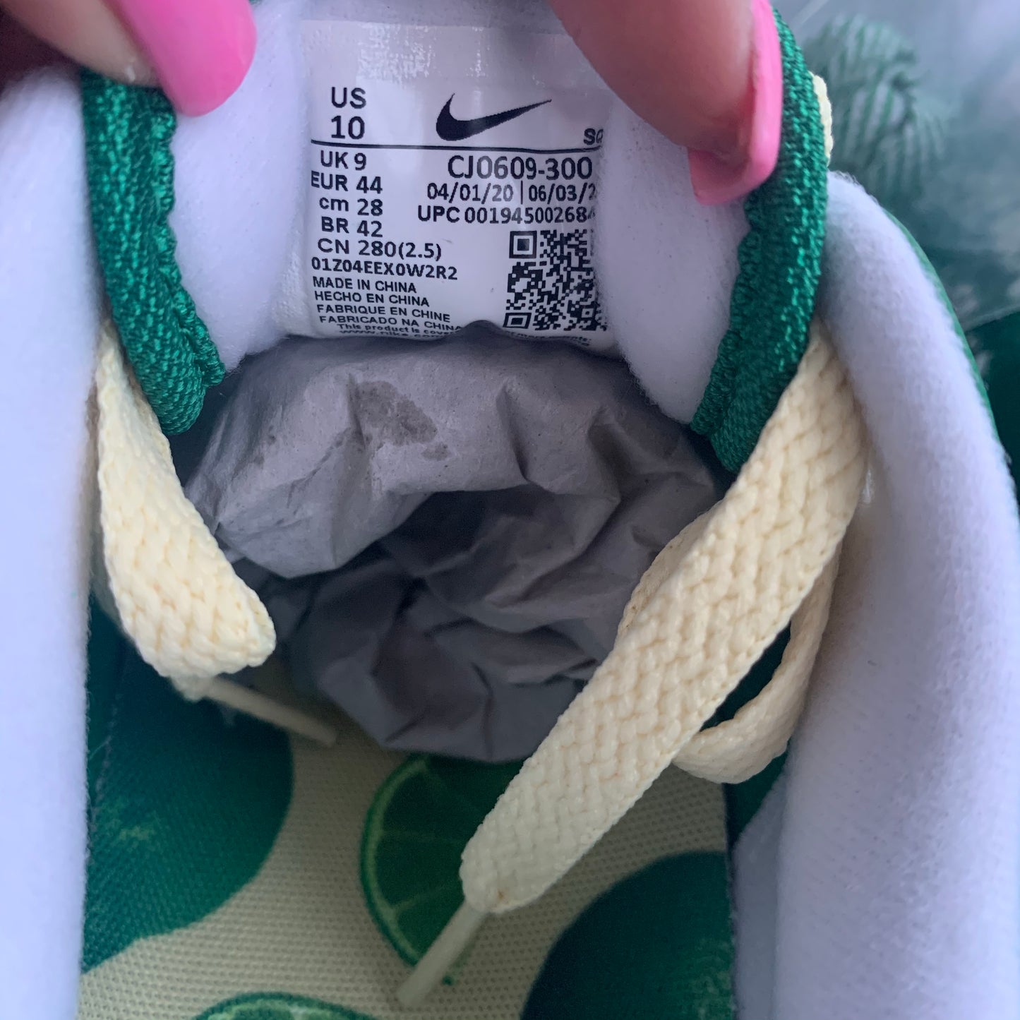 Nike Air Max 1 Premium 'Limeade' Green Shoes