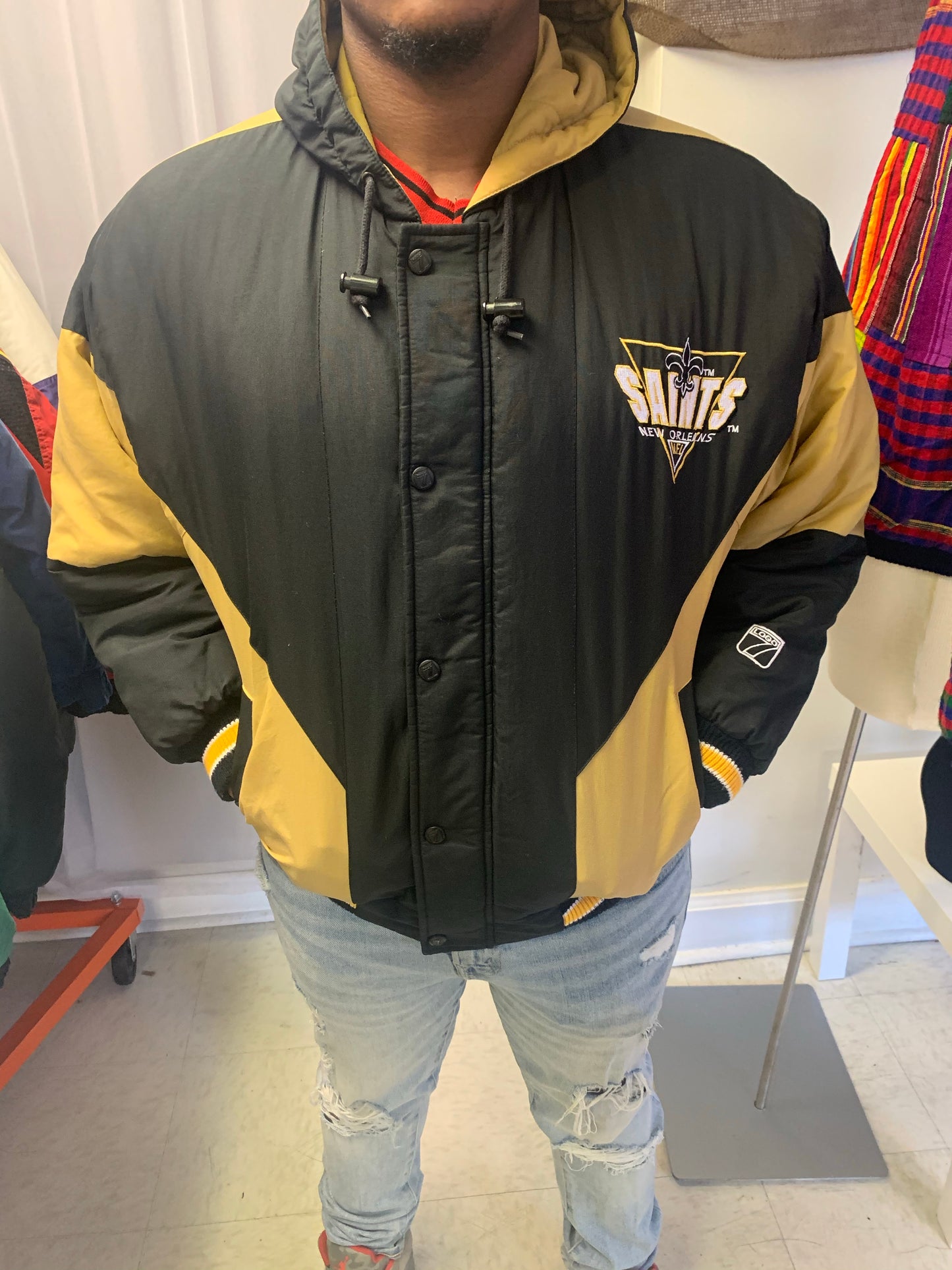 Logo 7 Team New Orleans Saints jacket
