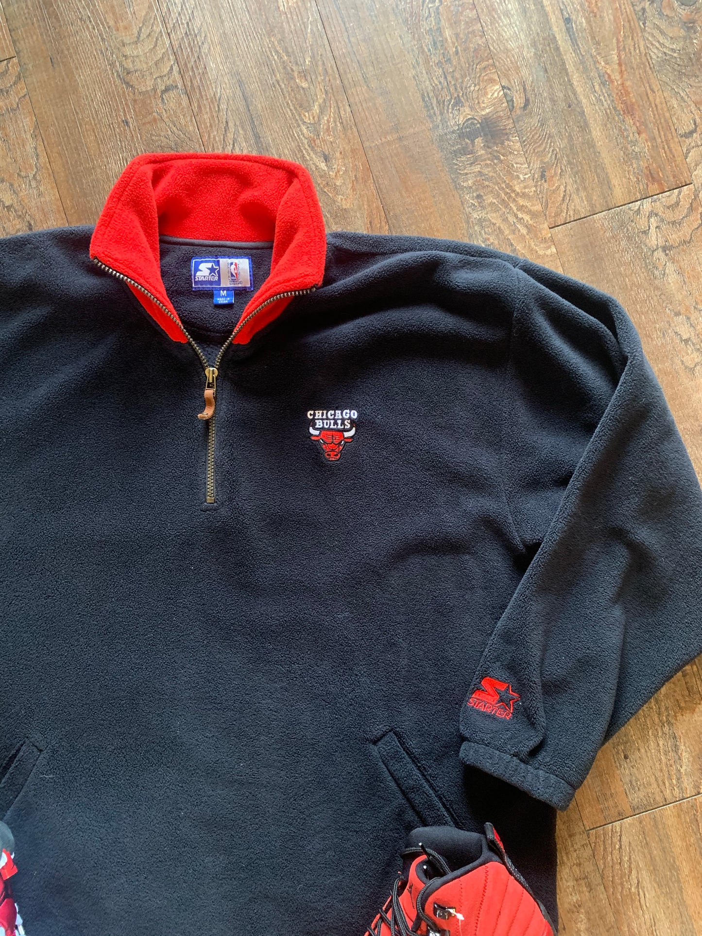 Rare Vintage Chicago Bulls NBA 90s Starter Fleece