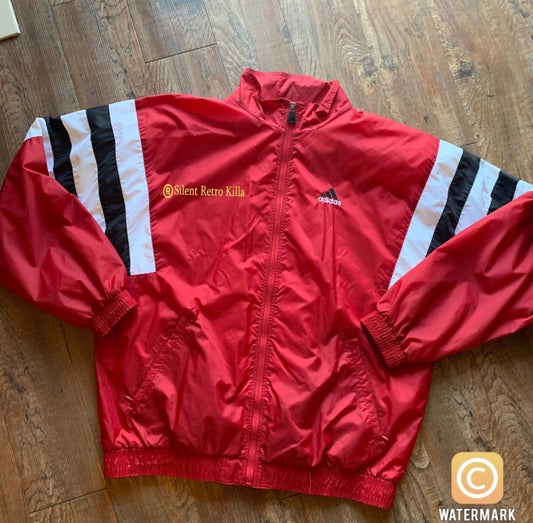 Adidas vintage 90s windbreaker jacket
