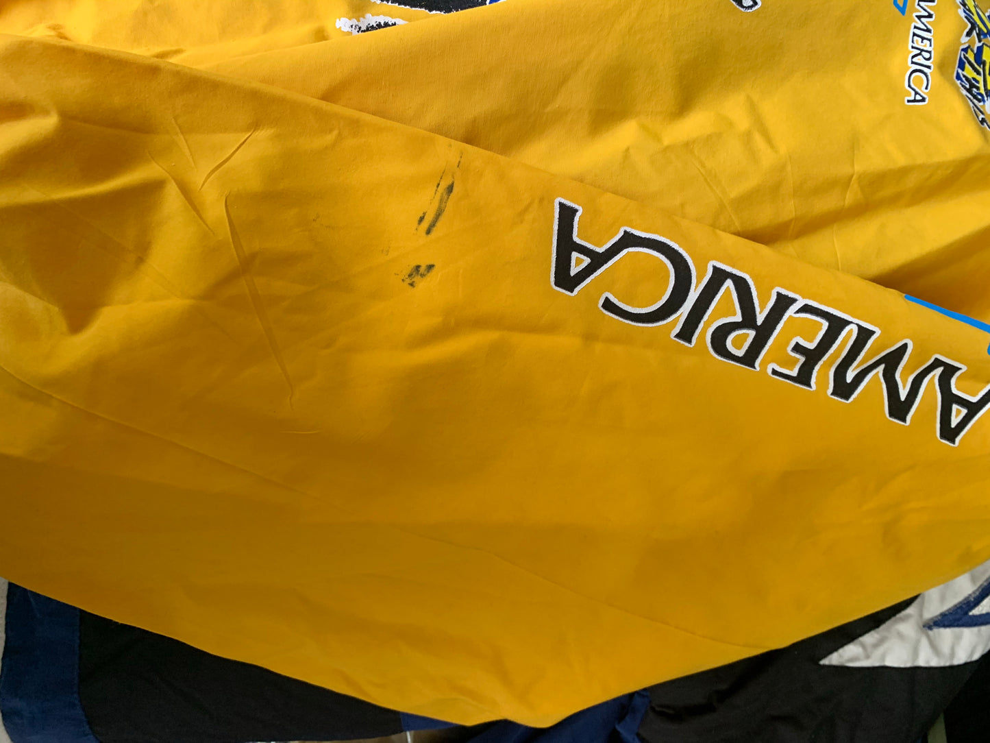 Jeff Gordon #24 Yellow NASCAR Windbreaker Jacket