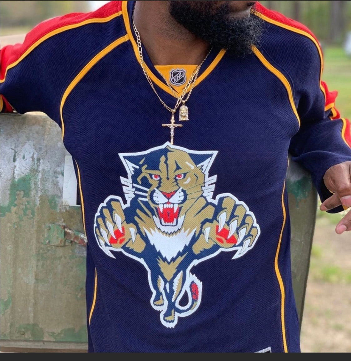 Vintage Reebok Florida Panthers Jersey