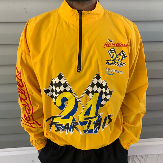 Jeff Gordon #24 Yellow NASCAR Windbreaker Jacket
