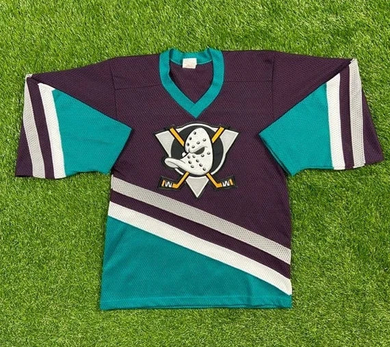 Anaheim ducks 90s sale jersey