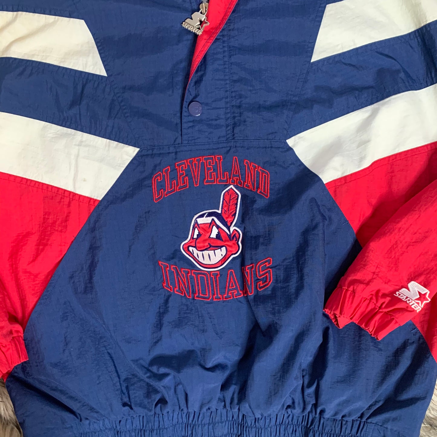 CLEVELAND Indians Starter jacket windbreaker pullover