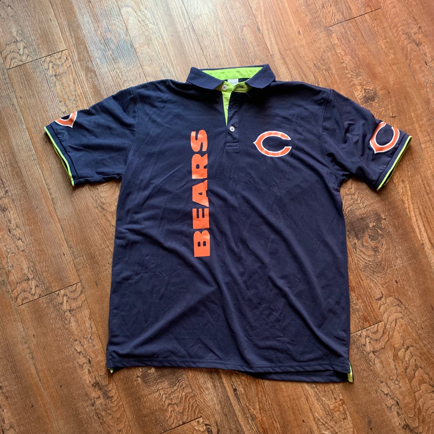 Chicago bears nfl blue collar shirt