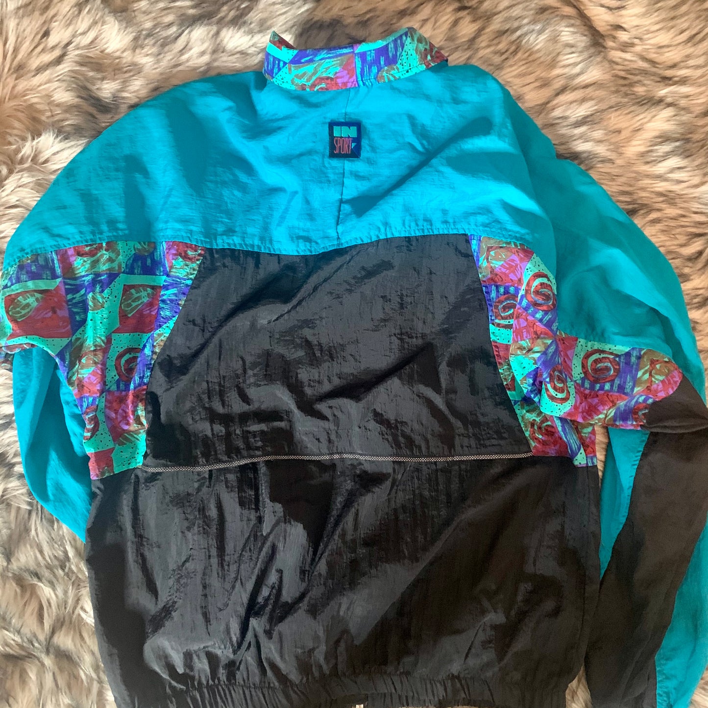 90s Vintage IN Sports Windbreaker Jacket