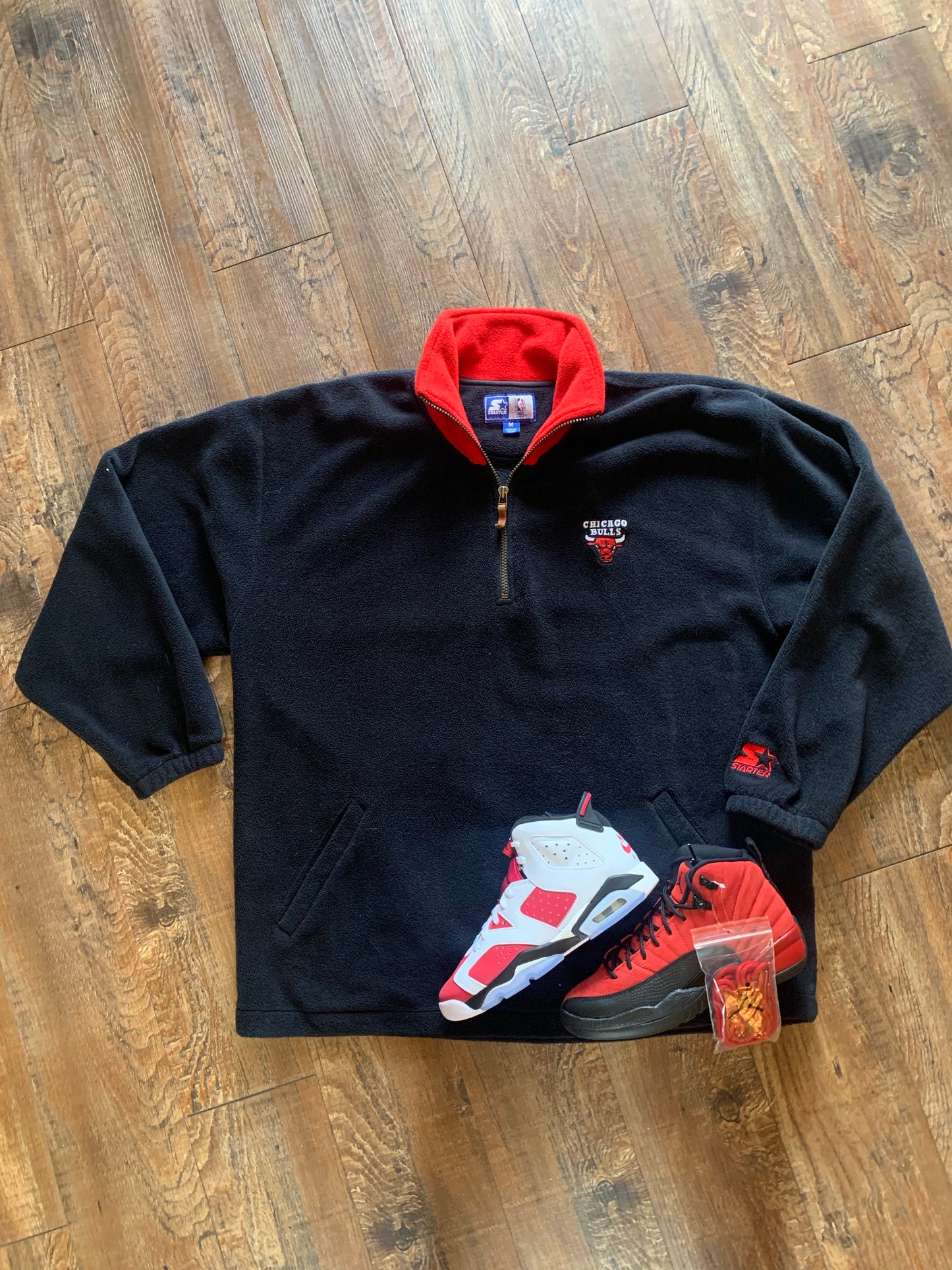 Rare Vintage Chicago Bulls NBA 90s Starter Fleece