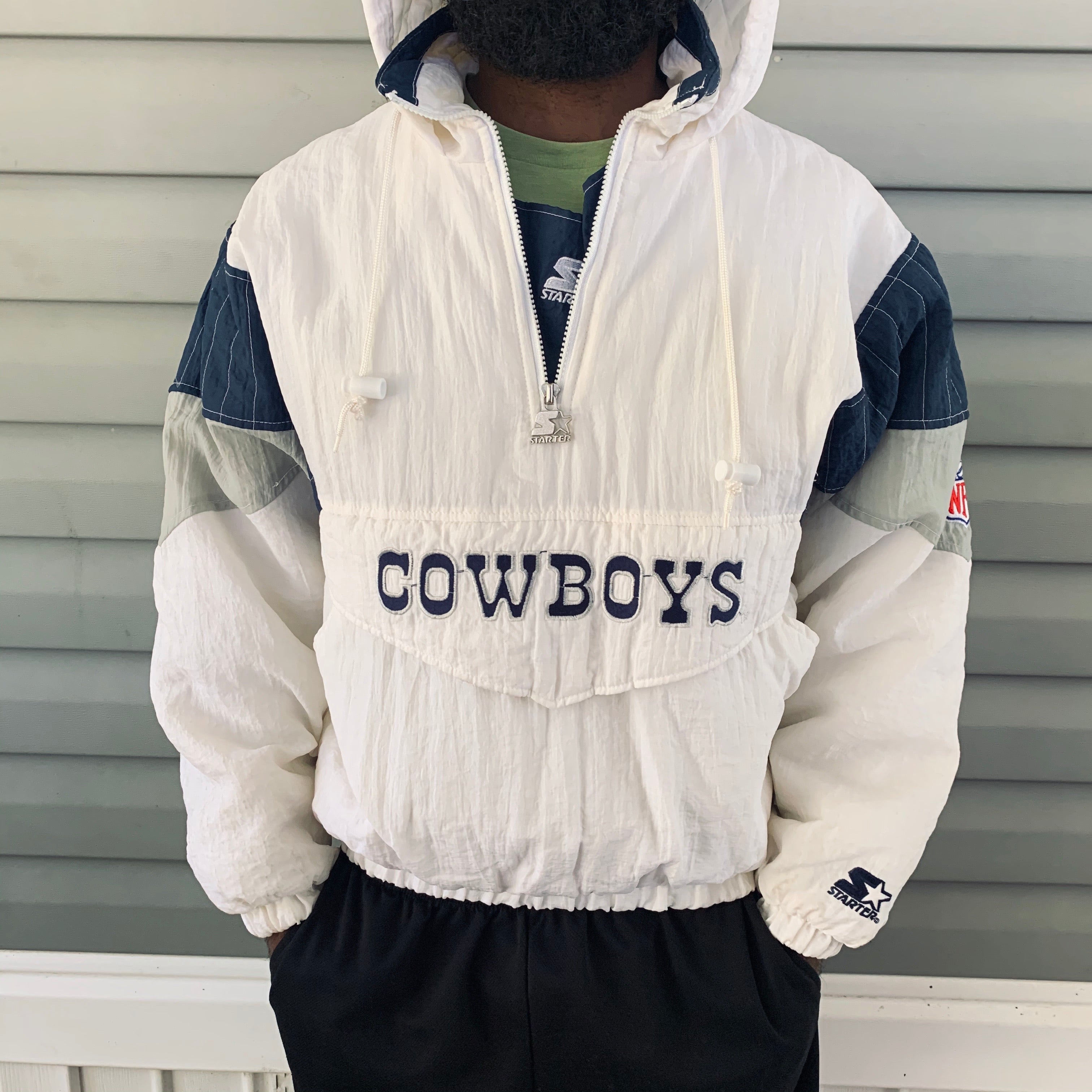 90s cowboys starter jacket