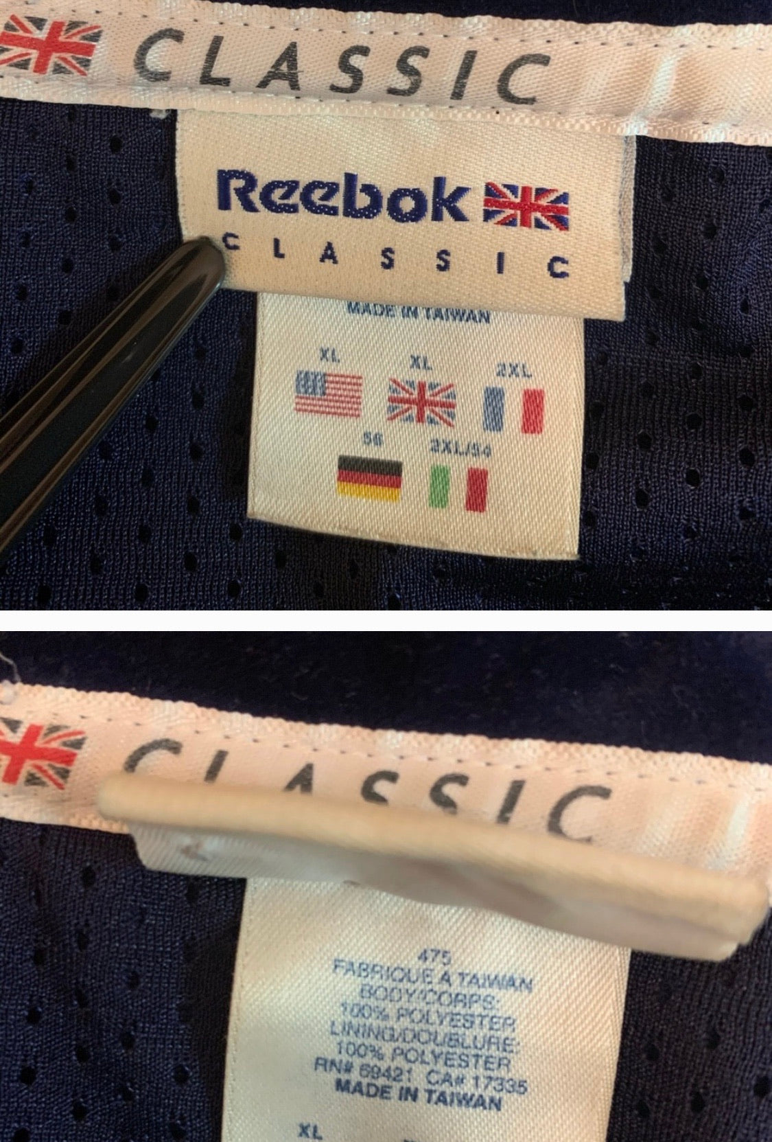 vintage retro Reebok velvet shirt