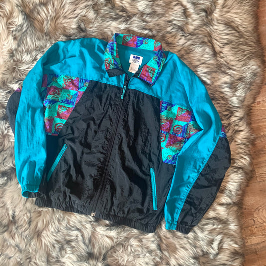 90s Vintage IN Sports Windbreaker Jacket