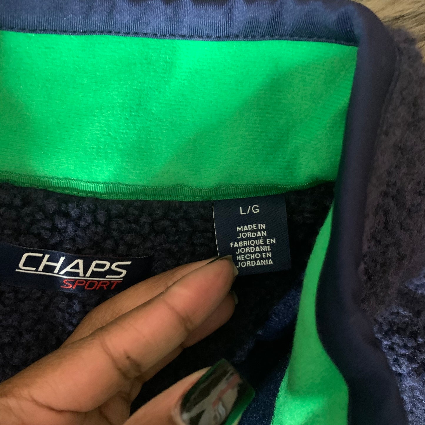 Chaps Sport Retro Fleece Vest