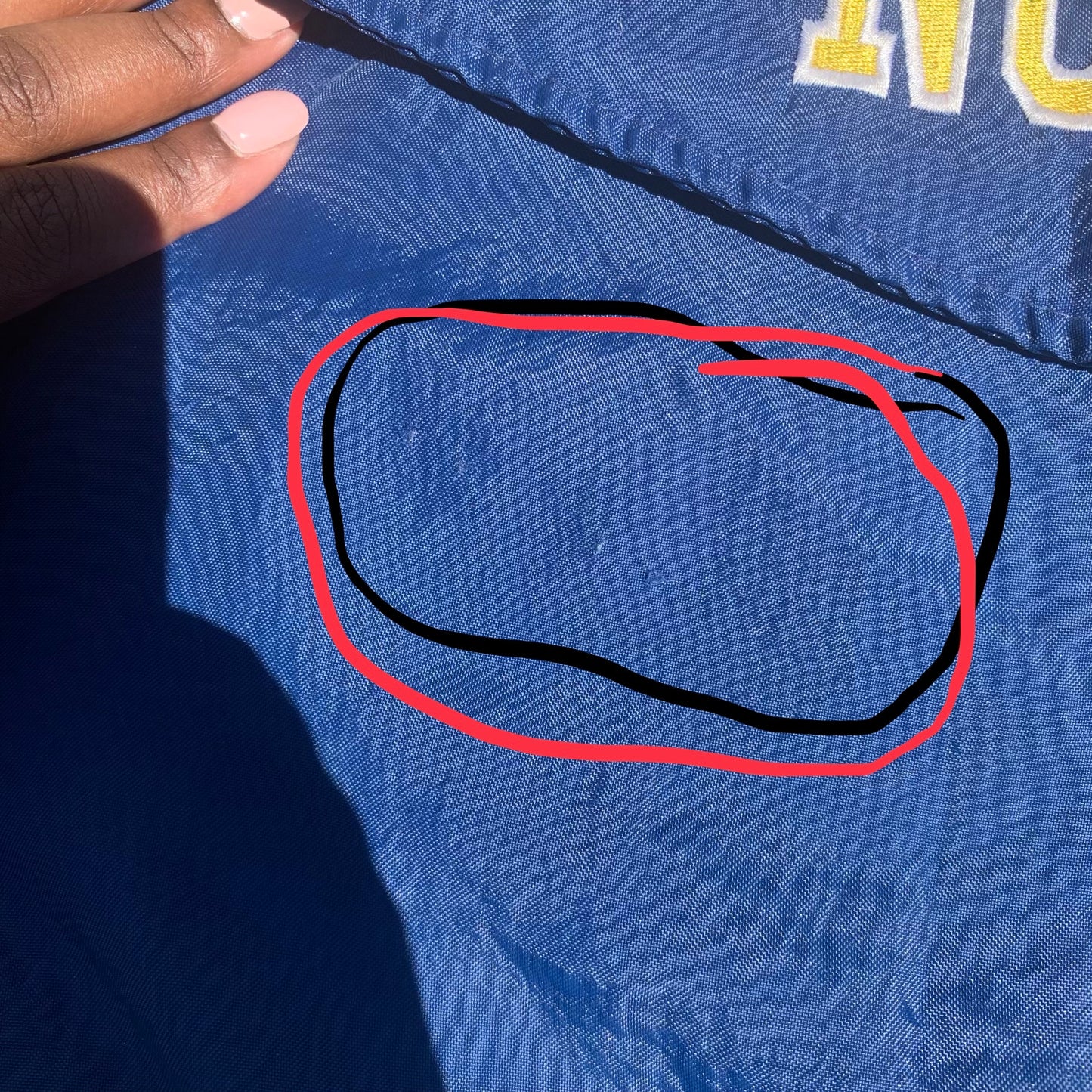 Vintage Retro 90s Notre Dame puffer starter jacket