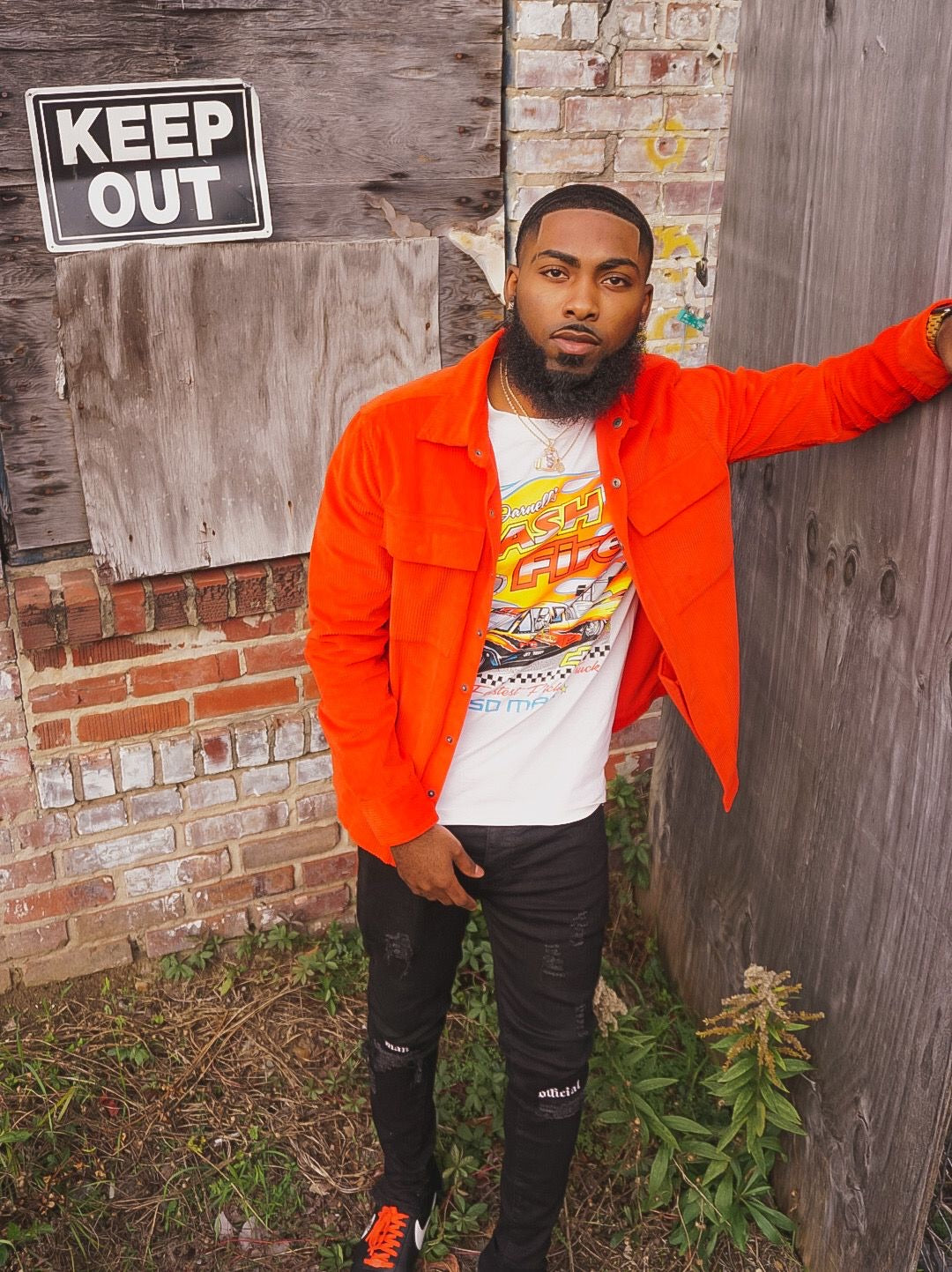 Neal Darnell's autographed race Truck Vintage tee