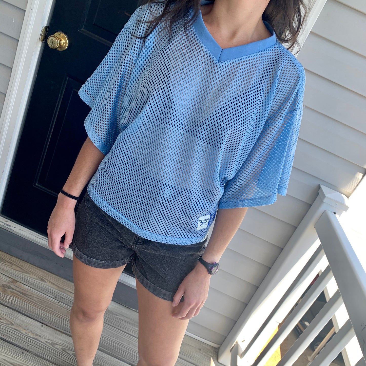 Vintage Reebok Cropped football Jersey