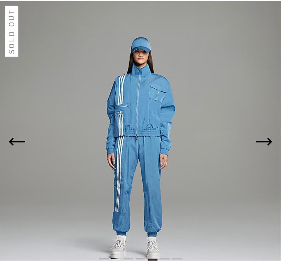 Adidas x Ivy Park Baseball Cap Blue Hat