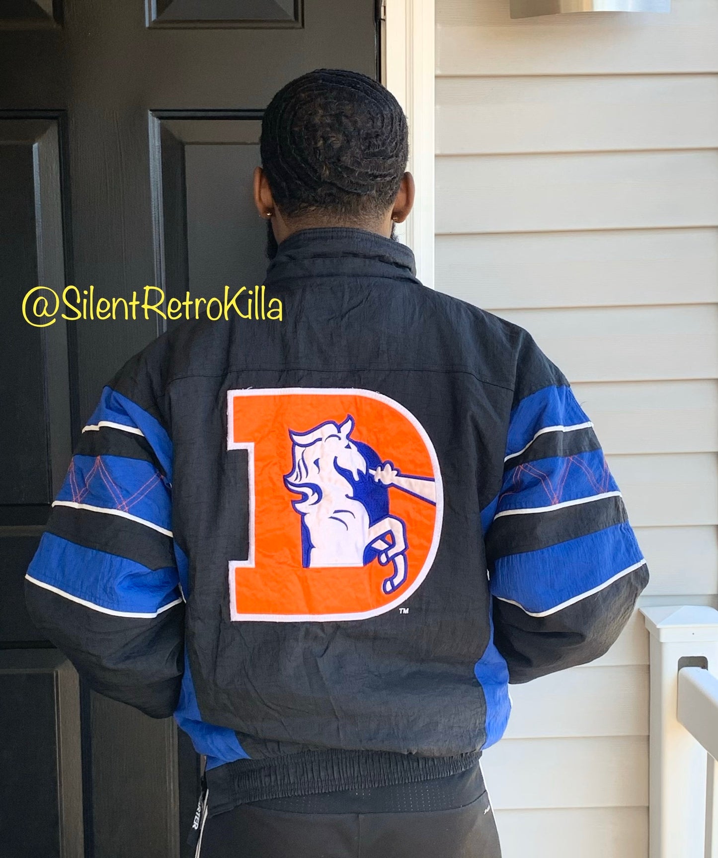 Denver Broncos Vtg Pro Line Starter Puffer jacket