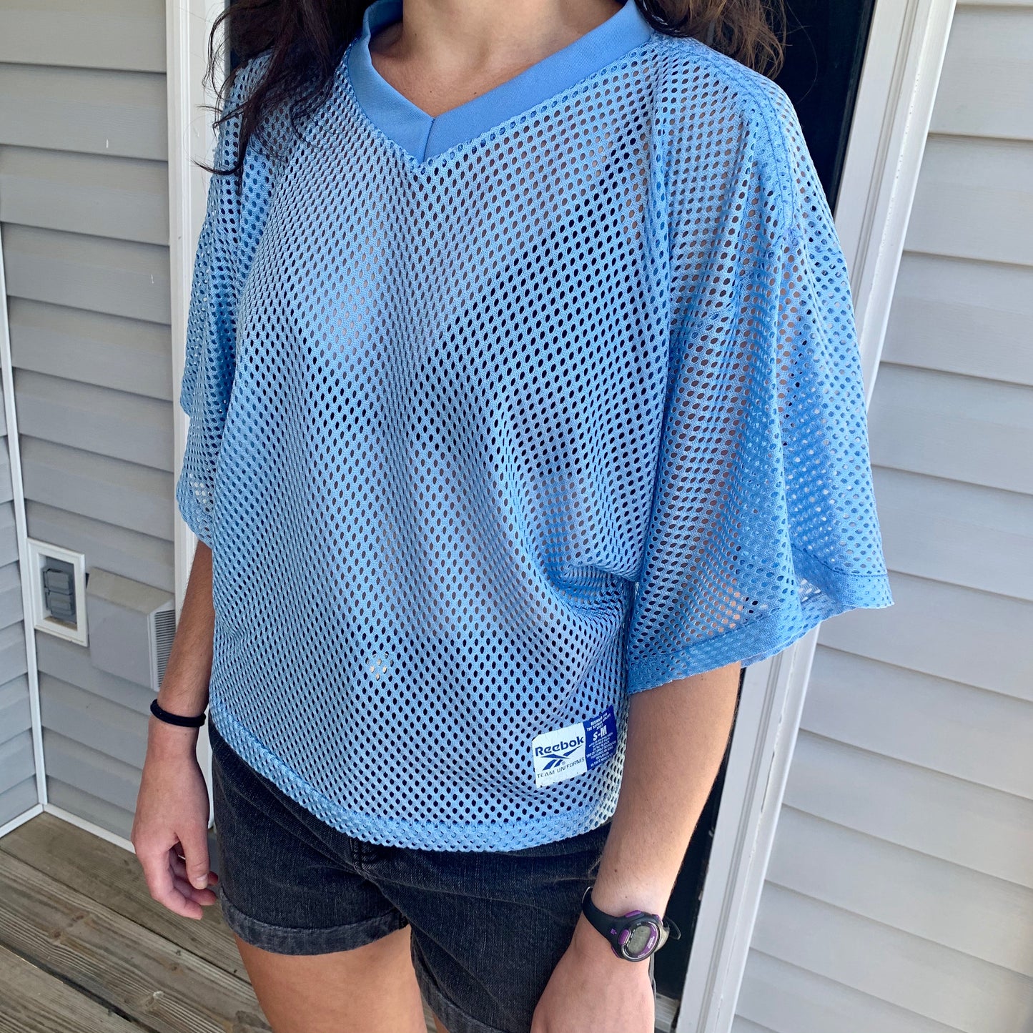 Vintage Reebok Cropped football Jersey