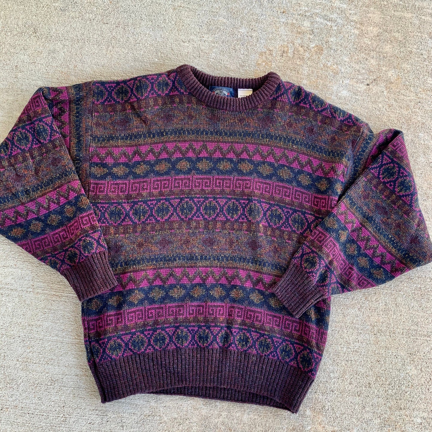 Knight Bridge vintage men’s brown 90s sweater