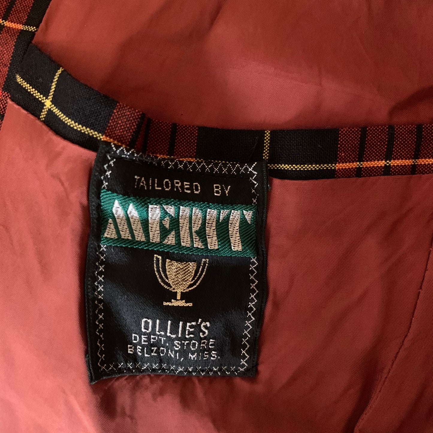 90s Plaid vintage unisex Blazer