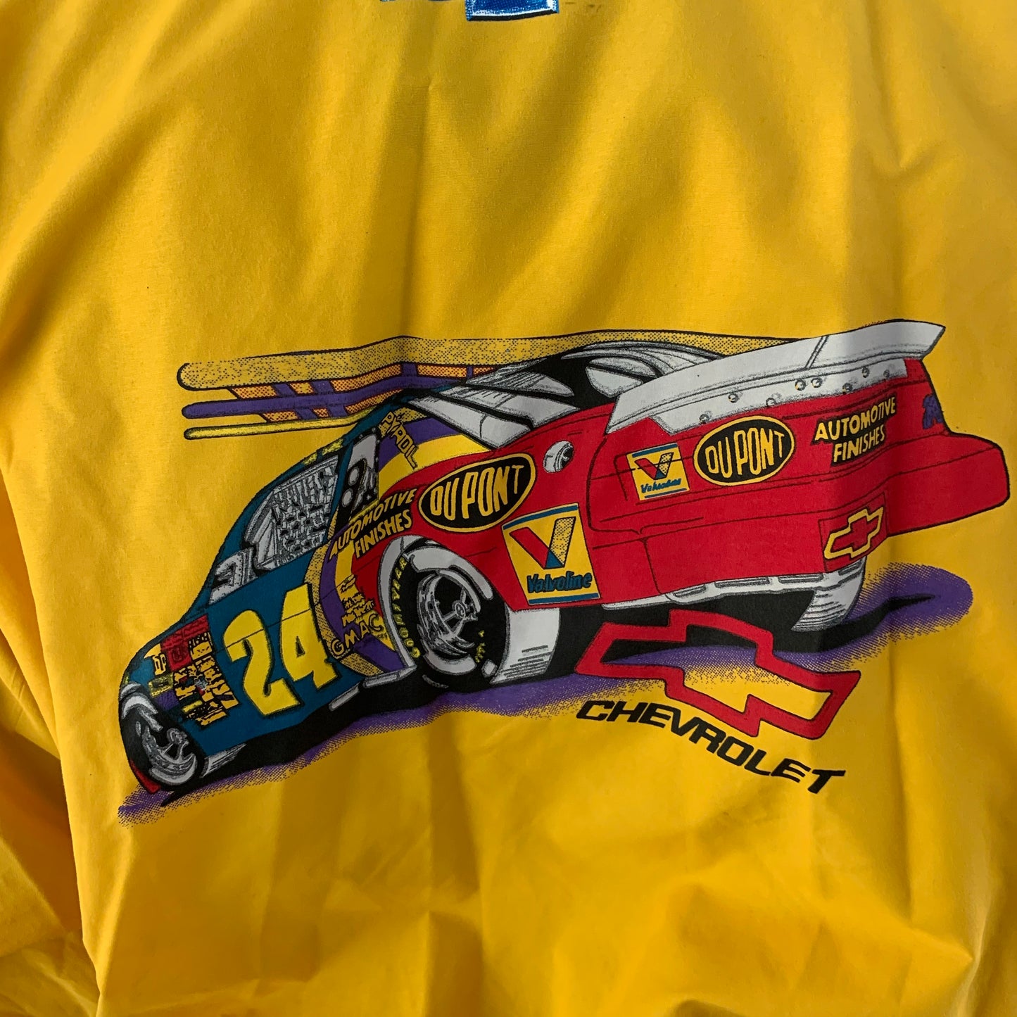Jeff Gordon #24 Yellow NASCAR Windbreaker Jacket