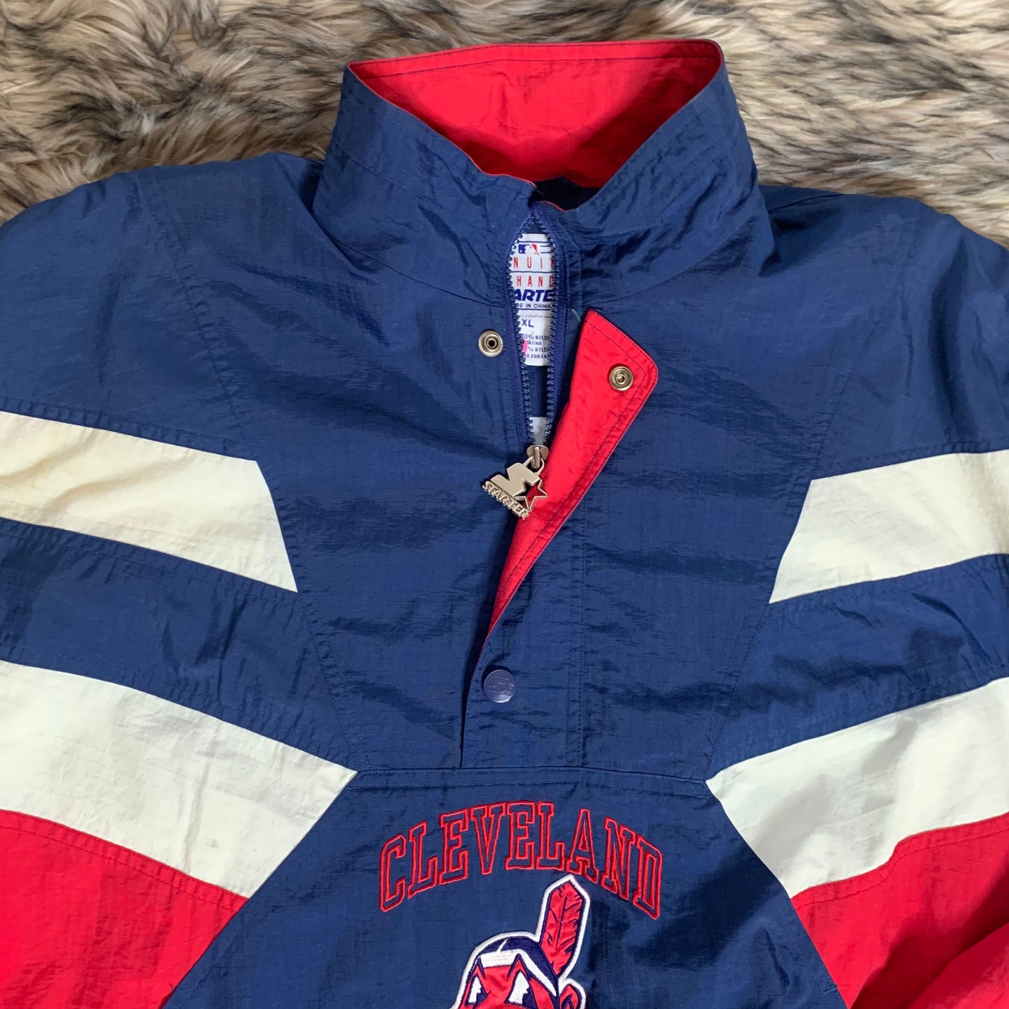 CLEVELAND Indians Starter jacket windbreaker pullover