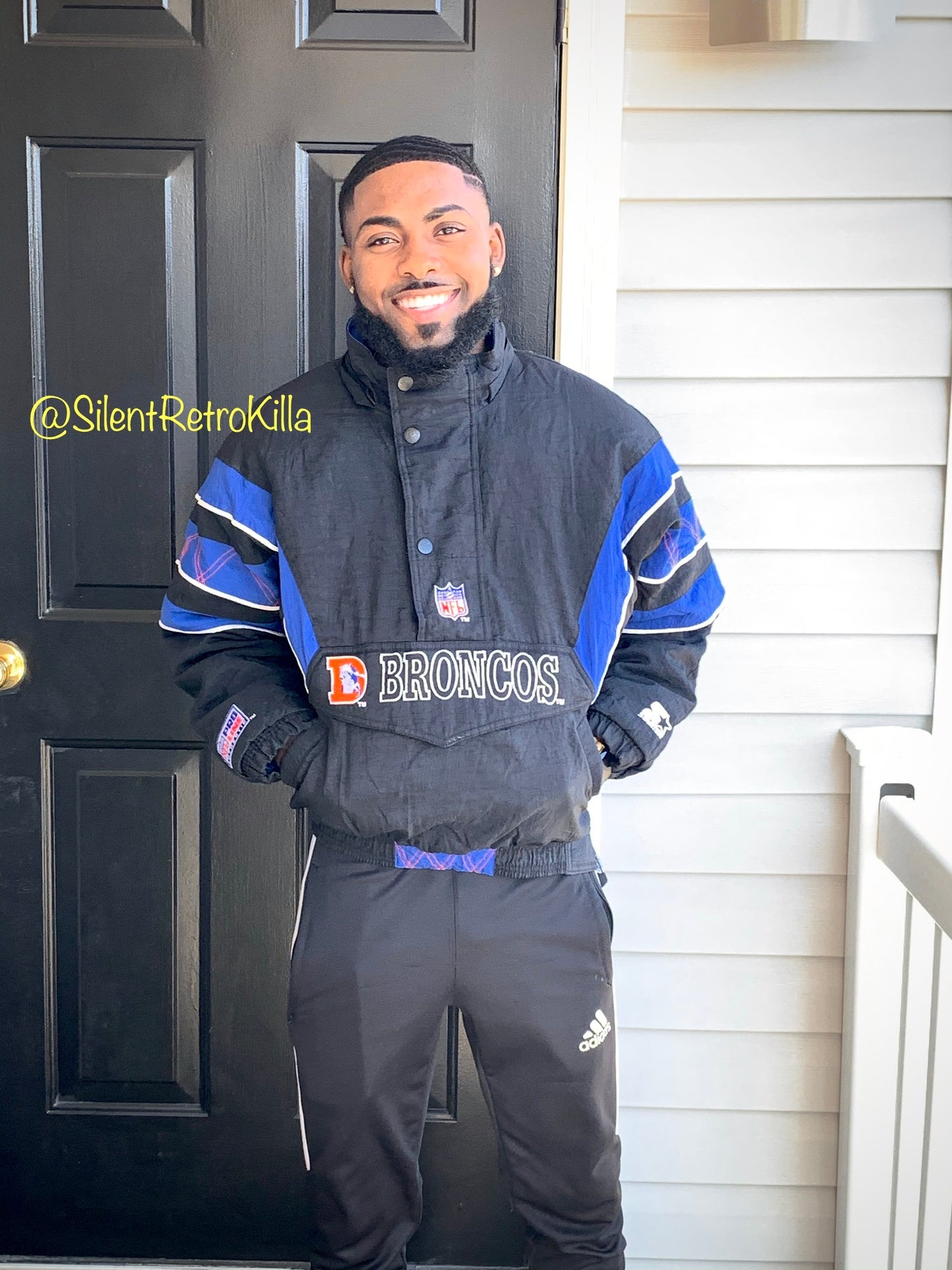 Denver Broncos Vtg Pro Line Starter Puffer jacket