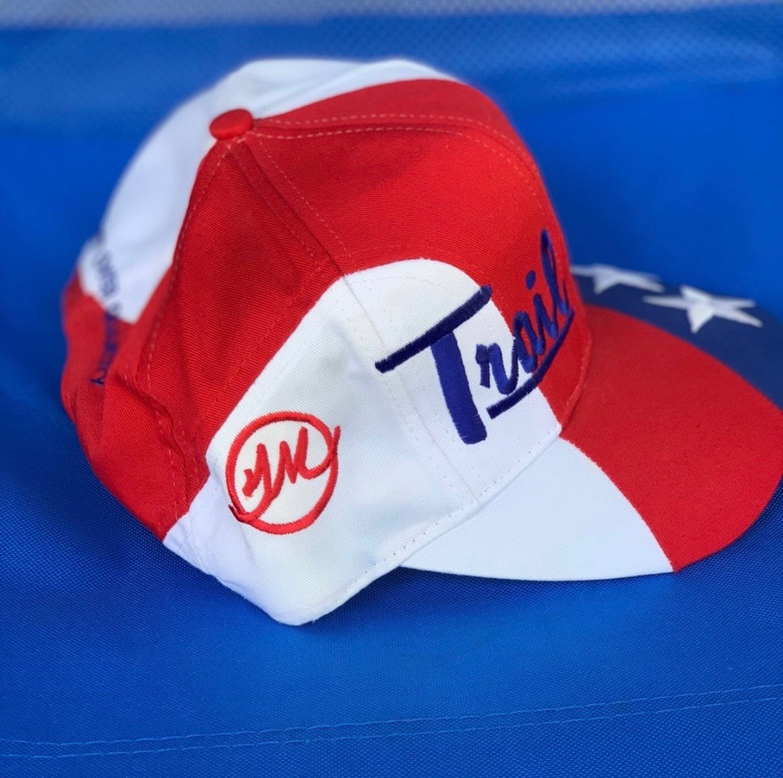Trail Master Inc. vintage American flag hat