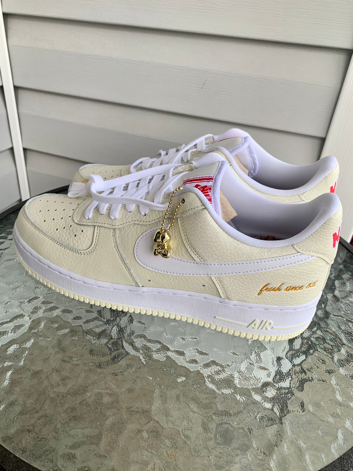 NIKE AIR FORCE 1 '07 PRM EMB *POPCORN*