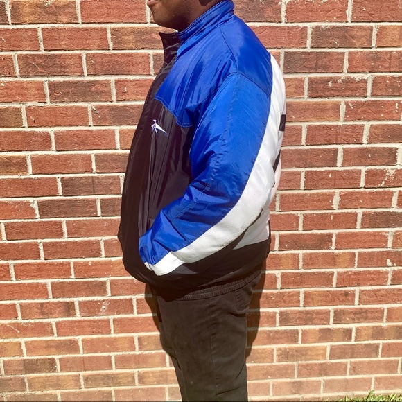 Vintage big logo Reebok puffer jacket