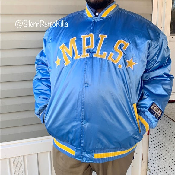 Sold at Auction: Vintage Minneapolis Lakers NBA Bomber Jacket