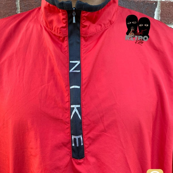 Vintage Nike Windbreaker Red/Black Jacket