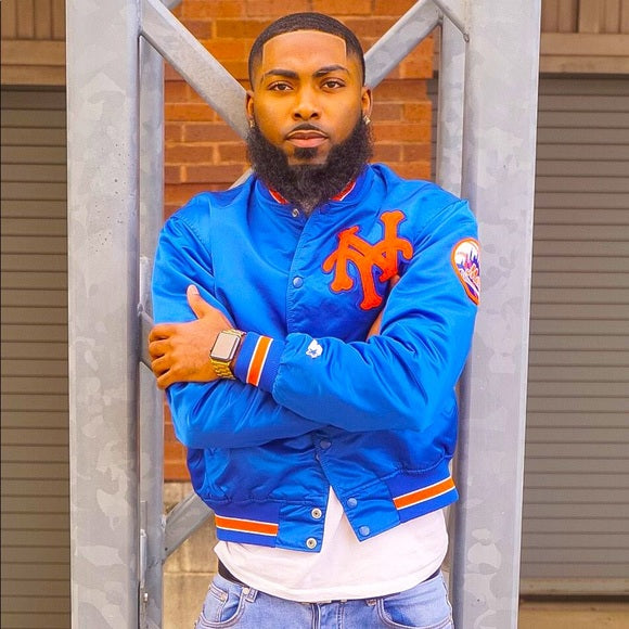 Original 90’s New York Mets Satin MLB bomber Jacket