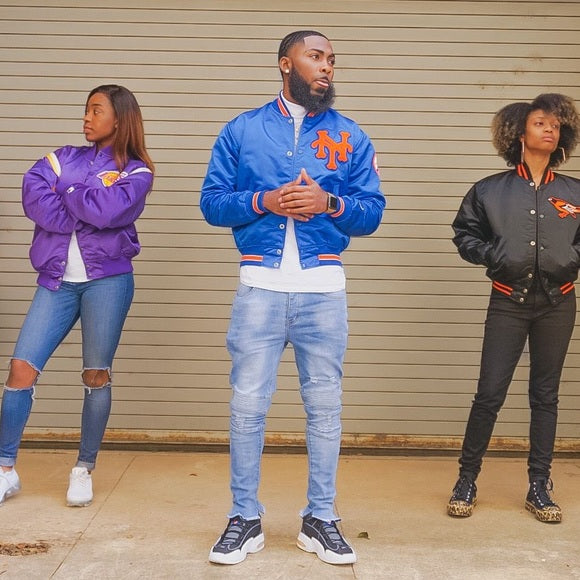 Original 90’s New York Mets Satin MLB bomber Jacket