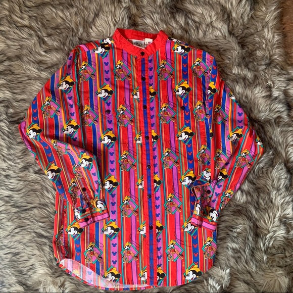 90s Vintage Mickey & Co Western top